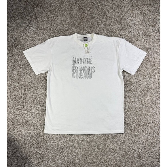 Marithé François Girbaud Other - Vintage Y2K Marithé François Girbaud Metallic Logo T-Shirt Size 2XL Hip Hop